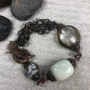 JonCar Handcrafted Rustic Romance Bracelet